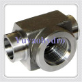 Weld Pipe Tee Fittings mit Bsp Female Thread